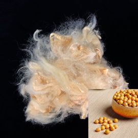 1.5D 2D Natural Protein Soybean Fiber For Spinning Or Filling