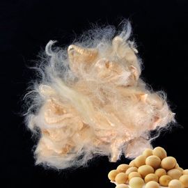 1.5D 2D Natural Protein Soybean Fiber For Spinning Or Filling