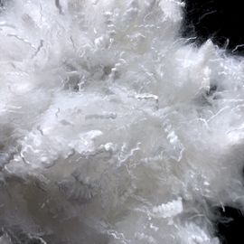 Semi Virgin Polyester Staple Fiber 2.5D×8mm With Warmth Retention Property