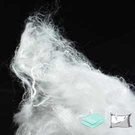 0.9d Eiderdown Like Padding Synthetic Staple Fibres For Pillow Filling Materials