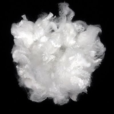 1.5D 51mm Non Siliconized Recycled Polyester Staple Fiber Quilt Filling Whitening