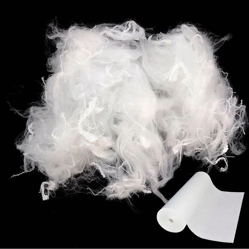 Solid Recycled Polyester Staple Fiber 1.4D×38mm With Excellent Workability