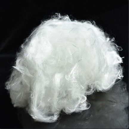 Solid Siliconized 100% Virgin Polyester Microdenier Fiber 0.8D×25mm For Stuffing